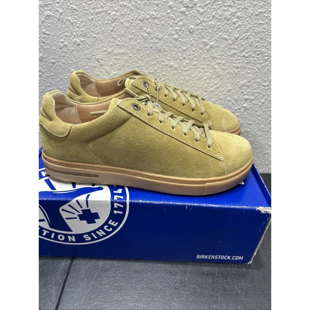 Birkenstock Bend Low Suede Leather Khaki EU 40 US L9 M7 Womens Mens